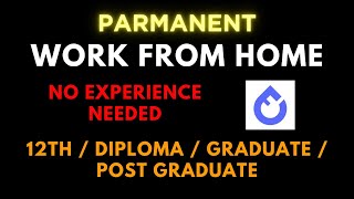 PERMANENT WORK FROM HOME  Fresher jobs 2024 [upl. by Ailil160]