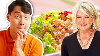 Martha Stewarts Thai Fried Rice ALMOST IMPRESSED Uncle Roger [upl. by Nhguaved]