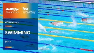 RELIVE  Swimming Day 4  Main Pool  FINA World Masters Championships 2019 [upl. by Zippora]