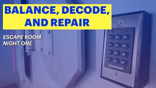 Live Escape Room Night 1 Balance Decode and Repair  Building Stuff with NOVA Livestream [upl. by Annaili]