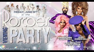 Jaida Essence Hall amp Angeria VanMicheals Roscoes RPDR All Stars 7 Viewing Party with Batty amp Kara [upl. by Itagaki]