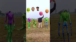 Siren man amp 2 green dancing dame tu cosita amp me with moye moye trending song head matching video [upl. by Treblah]