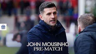 John Mousinho prematch  Carlisle United vs Pompey [upl. by Naawaj661]