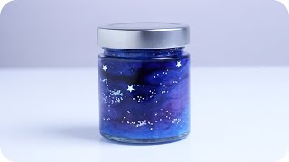 Basteln mit Kindern  Galaxy Jar selber machen  chestnut [upl. by Niamor]