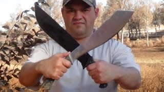 Golok Condor El Salvador VS CRKT ChanceInHell  Gear comparison SurvivalZone Africa [upl. by Fahey]