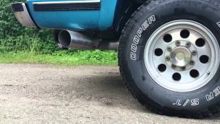 Gmc suburban 65td with diamond eye exhaust [upl. by Osmen201]