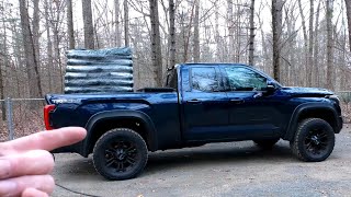 Airlift 5000 on a 2022 Tundra with a lift kit [upl. by Hacceber301]