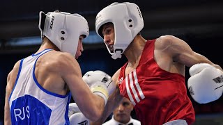 Platon Kozlov RUS vs Damir Muibalikhonov TJK IBA Youth World Championships 2024 QFs 60kg [upl. by Lucania]