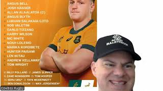 Wallabies squad for the 2nd test against the Springboks in the 2024 Rugby Championship [upl. by Lough175]