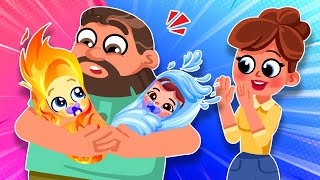 Fire And Water  New Baby in the Family  More Funny Kids Songs by Comy Zomy [upl. by Kele]