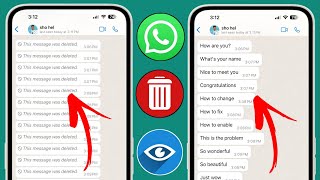 Cum să vezi mesajele șterse WhatsApp pe iPhone  Recuperați mesajele șterse WhatsApp [upl. by Sully]