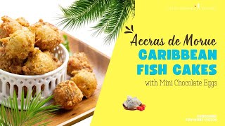 Accras de Morue Antillais Caribbean salt fish fritters 2 WAYS [upl. by Laing]