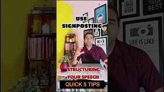 How to STRUCTURE THE SPEECH  Top 5 Tips  PUBLIC SPEAKING  Hindi  Ajit Panicker  shorts [upl. by Sulihpoeht368]