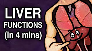 THE LIVER  FUNCTIONS [upl. by Nelaf]