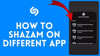 How to Shazam on Different App 2024 [upl. by Namruht175]