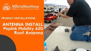 Peplink Roof Antenna Installation Overview Pepwave Mobility 42G [upl. by Palocz]