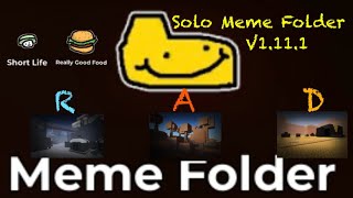 WTD Solo Meme Folder V1111  Roblox [upl. by Packton]