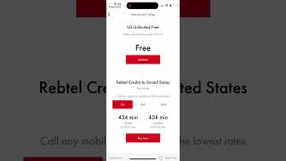 Rebtel  international calling app  how to use [upl. by Akirehc]