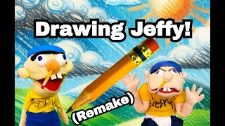 SML Parody Drawing Jeffy REMAKE [upl. by Sig]