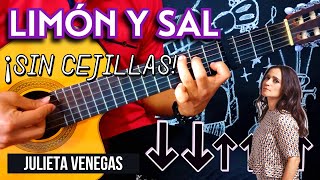 LIMÓN Y SAL  JULIETA VENEGAS  TUTORIAL GUITARRA ¡SIN CEJILLAS CÓMO TOCAR quotLIMÓN Y SALquot [upl. by Samul199]