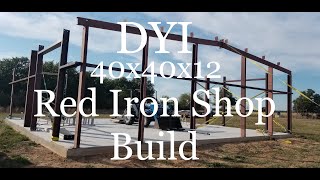 53 Red Iron Shop Building The HOMEMADE Tractor Boom WORKED [upl. by Hcardahs726]