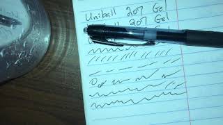 Uniball Signo 207 gel ink pen review [upl. by Anoid]