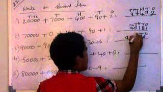 MatheMatics  Write in Standard form  4th class [upl. by Thorman434]