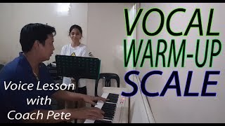 Vocal warmup Scale [upl. by Kelcie142]