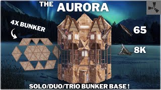 THE AURORA•SOLODUO BUNKER BASE DESIGN•4X BUNKER•CHEAP•MINI CHINA WALL•WIDEGAP• RUSTBASE 2024 [upl. by Nyletak]