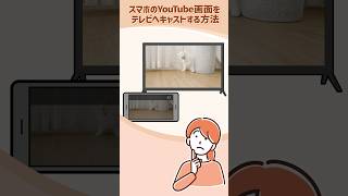 ブラビア スマホで見ていたYouTubeの続きをテレビへキャストする方法shorts おすすめ [upl. by Alletse256]