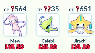 LeveL 50 Kanto Johto Hoenn Mythical Team in Pokemon GO [upl. by Rayshell]