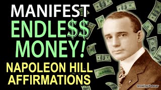 The SECRET To Manifest MONEY Napoleon Hill Affirmations  Wealth While You Sleep Meditation [upl. by Artied]