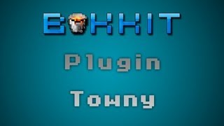 Minecraft  Plugin Towny  Tutorial Bukkit en Español  Crea ciudades y naciones protegidas [upl. by Nelak]