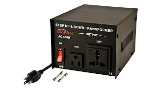 110 to 220 StepUp transformer Review [upl. by Adnir697]