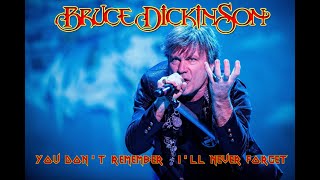 Bruce Dickinson  You Dont Remember Ill Never Forget AI Yngwie Malmsteen cover [upl. by Aidile774]