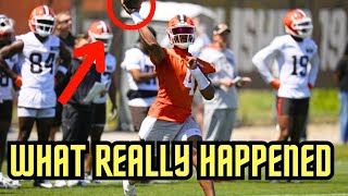 Deshaun Watson SLINGING ROCKETS At Cleveland Browns Minicamp OTAs  David Njoku Ready To COOK [upl. by Tove]