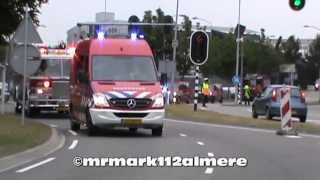 Grote brandweeroptocht in Almere [upl. by Chapa]