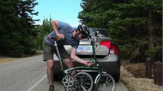 Brompton Folding Bicycle Demonstration 1080p [upl. by Aicssej]