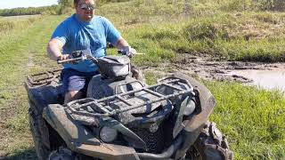 2021 Yamaha Grizzly XTR in some mud quotBreaking it inquot [upl. by Ejrog181]