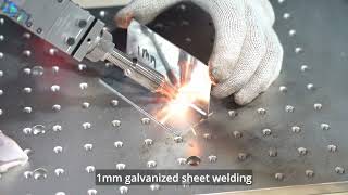 Vertical welding stainless steel galvanized sheet [upl. by Amlev]