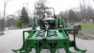 John Deere 3038e Grapple Series Part 3 [upl. by Ardnasella593]