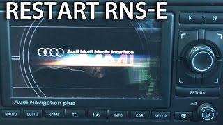 Jak zrestartować RNSE Navigation Plus Audi A3 A4 A6 TT R8 Exeo Gallardo navi reset [upl. by Adnolrehs142]