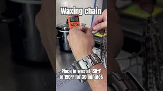 Waxing Bike Chain 13 09 2024 [upl. by Suhail]