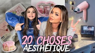 20 CHOSES À FAIRE PENDANT LES VACANCES SCOLAIRE 😍💕  version aesthétique [upl. by Klockau]