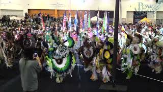 Friday Grand Entry  2022 Hunting Moon Pow Wow  Powwowscom [upl. by Nnaytsirk402]