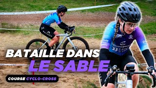 CYCLOCROSS FÉMININ AVEC UN DUEL DANS LE SABLE À SAINTBRÉVIN  Avec les Assioma Pro MX [upl. by Nylrak427]