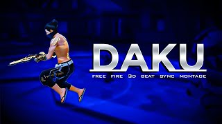 DAKU Free Fire Tik Tok Remix Montage  Daku Song Montage  By SPHGaming [upl. by Yelraf269]