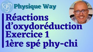 Réactions doxydoréduction  Exercice 1  1ère spé physiquechimie [upl. by Cynthea61]