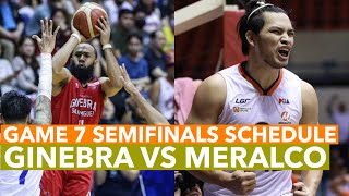 BARANGAY GINEBRA VS MERALCO BOLTS GAME 7 SEMIFINALS SCHEDULE PBA PHILIPPINE CUP PBA Live [upl. by Slosberg]