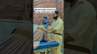 Lumbar traction by Dr Yousaf Physiotherapist [upl. by Grace653]